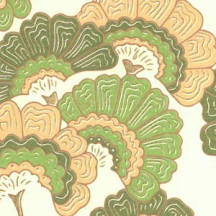 Green Papyrus Florentine Italian Print Paper ~ Rossi Italy